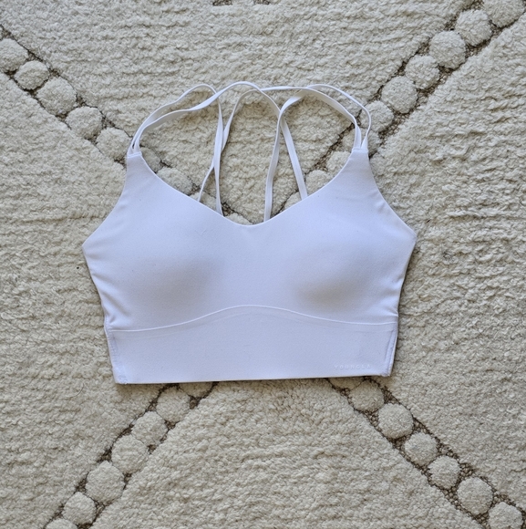 YoungLA White Strappy Sports Bra - Picture 2 of 7